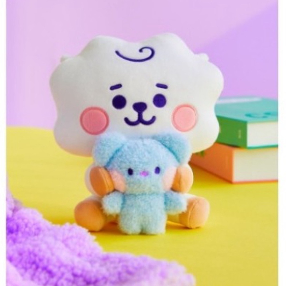 BNIB BT21 BTS Line friends RJ & Koya Minini magnetic plushie